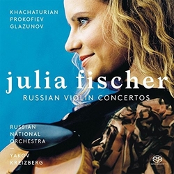 Glazunov / Khachaturian / Prokofiev / Fischer Russian Violin Concertos SACD CD
