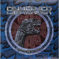 Einherjer Dragons Of The North (Blue Vinyl) Coloured Vinyl LP