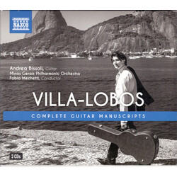 Heitor Villa-Lobos / Andrea Bissoli (2) / Minas Gerais Philharmonic Orchestra / Fabio Mechetti Complete Guitar Manuscripts CD