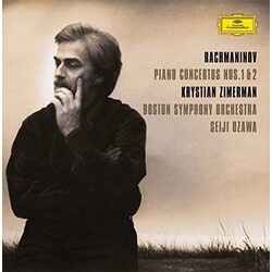 Rachmaninoff / Zimerman / Ozawa / Boston Symphony Piano Concertos Nos 1 & 2 180gm Vinyl 2 LP