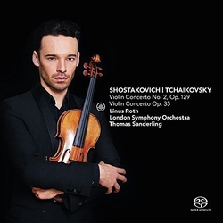 Dmitri Shostakovich / Pyotr Ilyich Tchaikovsky / Linus Roth / The London Symphony Orchestra / Thomas Sanderling Violin Concerto No. 2, Op. 129  Violin