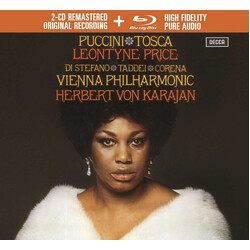 Puccini / Leontyne Tosca deluxe + Blu-ray audio 3 CD