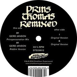 Prins Thomas Gerd Janson Remixes remix Vinyl LP