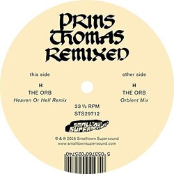 Prins Thomas Orb Remixes remix Vinyl LP