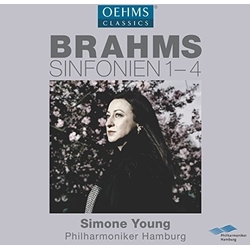 Johannes Brahms / Simone Young / Philharmonisches Staatsorchester Hamburg Sinfonien 1-4 CD