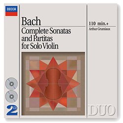 BachJohann Sebastian / GrumiauxArthur Complete Sonatas & Partitas For Solo Violin Vinyl 2 LP