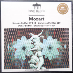 Wolfgang Amadeus Mozart / Otmar Suitner / Staatskapelle Dresden Sinfonie Es-Dur KV 543 / Sinfonie G-moll KV 550 VINYL LP