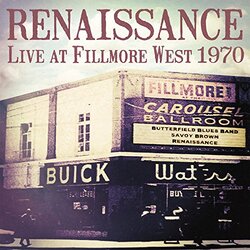 Renaissance Live At Fillmore West 1970 Vinyl LP