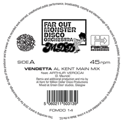 Far Out Monster Disco Orchestra Vendetta (Al Kent Remix) Vinyl 12"
