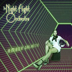Night Flight Orchestra Amber Galactic Vinyl 2 LP