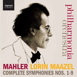 Gustav Mahler / Philharmonia Orchestra / Lorin Maazel Complete Symphonies Nos. 1-9 CD Box Set