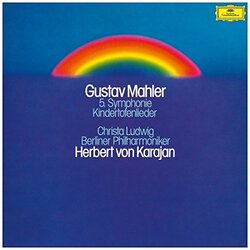 Mahler / Berliner Philharmoniker / Karajan Symphony No 5 In C Sharp Minor / Kindertotenlieder Vinyl 2 LP