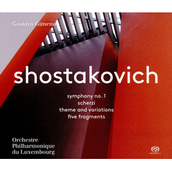 Shostakovich / Gimeno Dmitri Shostakovich: Symphony No 1 Scherzi Theme SACD CD