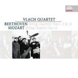 Beethoven / Mozart / Vlach / Snitil / Kodousek Beethoven: String Quartets Nos 1 7 & 14 / Mozart 4 CD