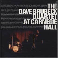 The Dave Brubeck Quartet At Carnegie Hall Vinyl 2 LP