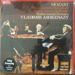 Mozart / Ashkenazy / Philharmonia Orchestra Piano Concertos Nos 17 & 21 Vinyl LP