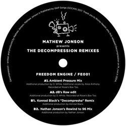 Mathew Jonson Mathew Jonson Presents The Decompression Remixes Vinyl 12"