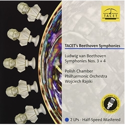 Beethoven / Polish Chamber Phil Orch / Rajski Tacet's Beethoven Symphonies 3 & 4 VINYL 2 LP