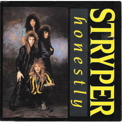 Stryper Honestly / Sing Along Song Vinyl LP