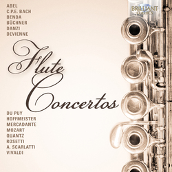 Antonio Vivaldi / Abel / Carl Philipp Emanuel Bach / Alessandro Scarlatti / Wolfgang Amadeus Mozart / František Benda / Franz Danzi Flute Concertos CD