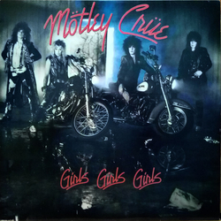 Motley Crue Xxx: 30 Years Of Girls Girls Girls Blue Vinyl LP
