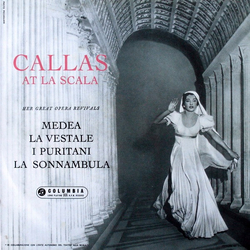 Maria Callas Callas At La Scala (Studio Recital) Vinyl LP