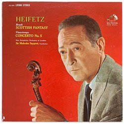 Sargent SCOTTIST FANTASY / CONCERTO 5 / VIOLIN Vinyl LP