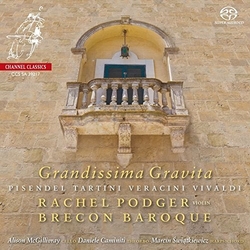 Rachel Pisendel / Tartini / Vivaldi / Podger Grandissima Gravita: Sonatas SACD CD