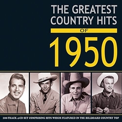 Various Artist Greatest Country Hits Of 1950 4 CD