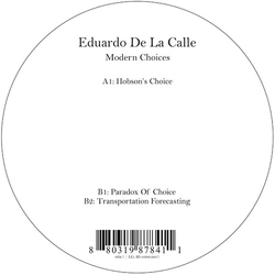 Eduardo De La Calle Modern Choices Vinyl 12"