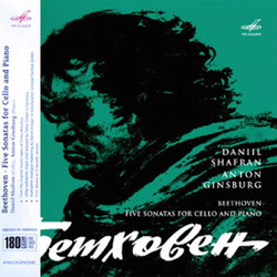 Ludwig van Beethoven / Даниил Шафран / Anton Ginzburg Five Sonatas For Cello And Piano Vinyl 3 LP Box Set