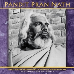 Pandit Pran Nath Rage Cycle Palace Theatre Paris 1972 Vol. 2 Vinyl 2 LP