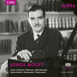 Jorge Bolet Liszt  Chopin  Moszkowski  Saint-Säens  Godowsky  Schumann (The RIAS Recordings Vol.I) CD