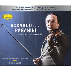 Salvatore Accardo / Niccolò Paganini / The London Philharmonic Orchestra / Charles Dutoit Complete Recordings Multi CD/Blu-ray Box Set