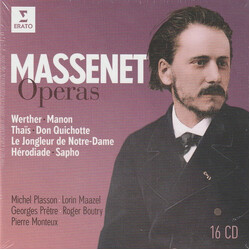 Jules Massenet / Michel Plasson / Lorin Maazel / Georges Prêtre / Roger Boutry / Pierre Monteux Operas — Werther • Manon • Thaîs • Don Quichotte • Le 