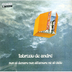 Fabrizio De André Non Al Denaro Non All'Amore Nè Al Cielo Vinyl LP