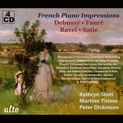 StottKathryn / TirimoMartino / DickinsonPeter French Piano Impressions / Debussy - Faure - Ravel 4 CD
