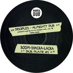 Disciples Almighty Dub / Zion Rock Dub Vinyl LP