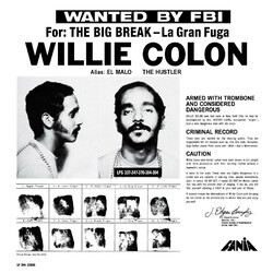 Willie Colon Wanted By The Fbi / Big Break: Gran Fuga Vinyl LP