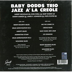 Baby Dodds Trio Jazz À La Creole Vinyl LP