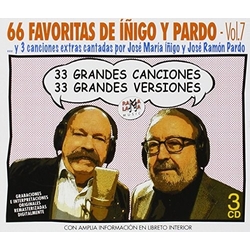Various Artist Las 66 Favoritas Inigo Y Pardo Vol 7 3 CD