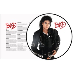Michael Jackson Bad picture disc Vinyl LP