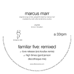 Marcus Marr FAMILIAR FIVE: REMIXED Vinyl LP