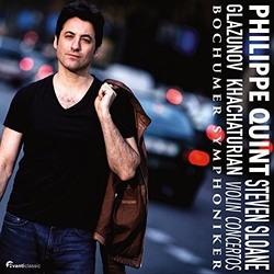 Philippe Quint / Steven Sloane Glazunov Khachaturian Violin Concertos CD
