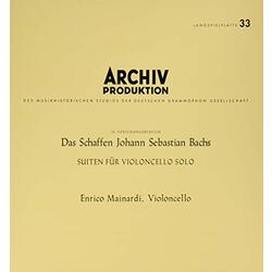 Enrico Mainardi Bach Suites For Cello Solo 180gm Vinyl 4 LP