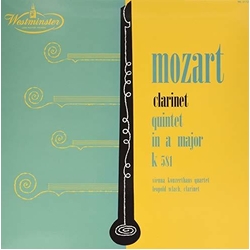 Wolfgang Amadeus Mozart / Wiener Konzerthausquartett / Leopold Wlach Clarinet Quintet In A Major, K581 Vinyl LP