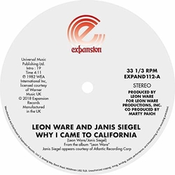 Leon Ware Why I Came To California / Can I Touch You There Vinyl 12"