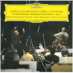 Antonín Dvořák / Pyotr Ilyich Tchaikovsky / Berliner Philharmoniker / Mstislav Rostropovich / Herbert von Karajan Cellokonzert • Rokoko-Variationen SA
