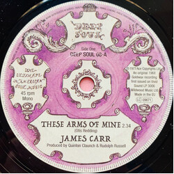 James Carr These Arms Of Mine / Let's Face Facts Vinyl