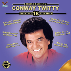 Conway Twitty Greatest 18 Top Hits Coloured Vinyl LP